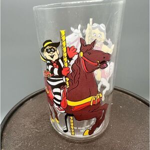 McDonalds 1993 Hamburgler & Birdie the Early Bird plastic cup